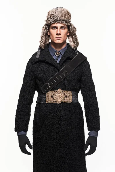 Rysk stil Uniformskläder militära — Stockfoto