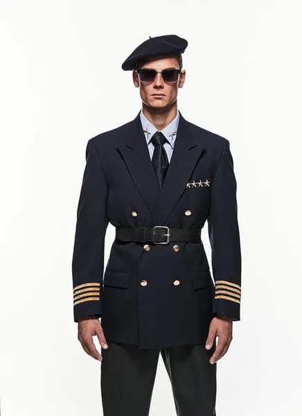 Airforce uniform fashion man Stock Photo