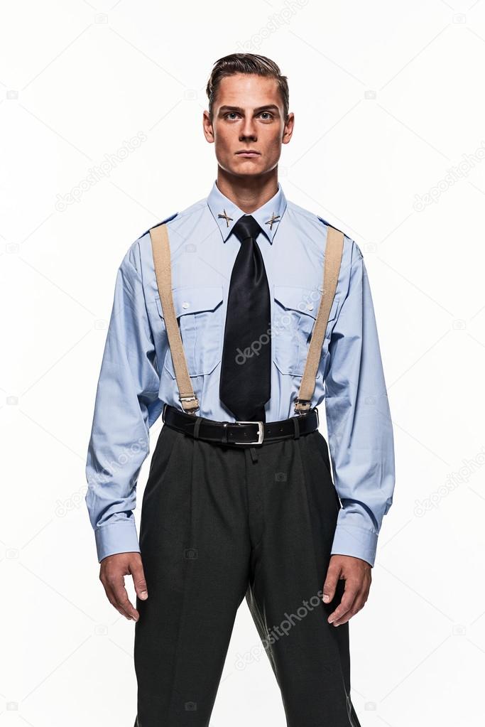 Airforce uniform fashion man Stock Photo by ysbrand 90339964
