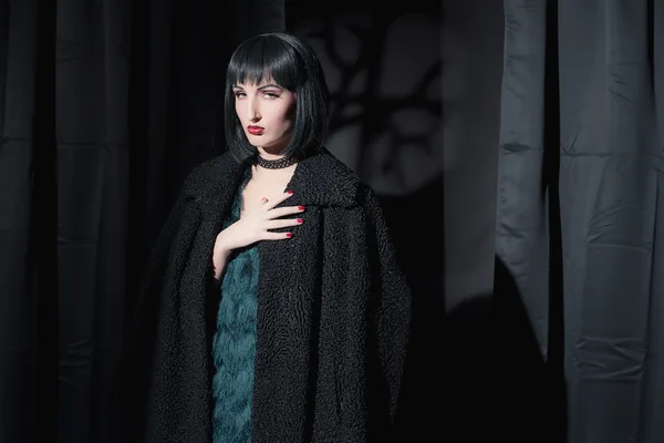 Cadı moda kadın — Stok fotoğraf