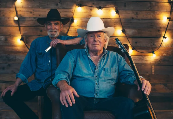 Two  country and western musicians — Stock Photo, Image