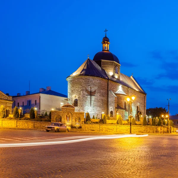 Distretto storico Kamyanets-Podolsky City. Trinity Church. Ucraina . — Foto Stock