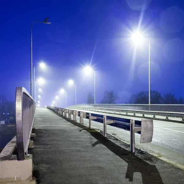 Freeway at night — Stock Photo, Image