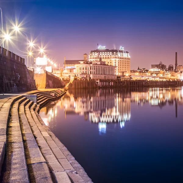 Kiev city at dawn — Stock Photo, Image