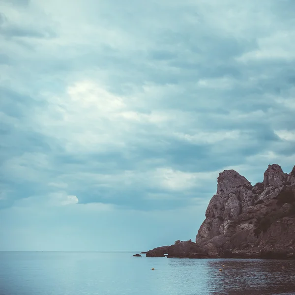 Blick auf Storm Seascape — Stockfoto