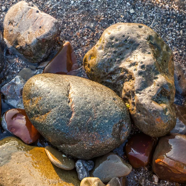 Kieselsteine Hintergrund — Stockfoto