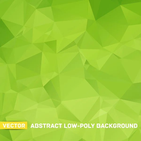 Vecteur abstrait polygonal fond vert — Image vectorielle