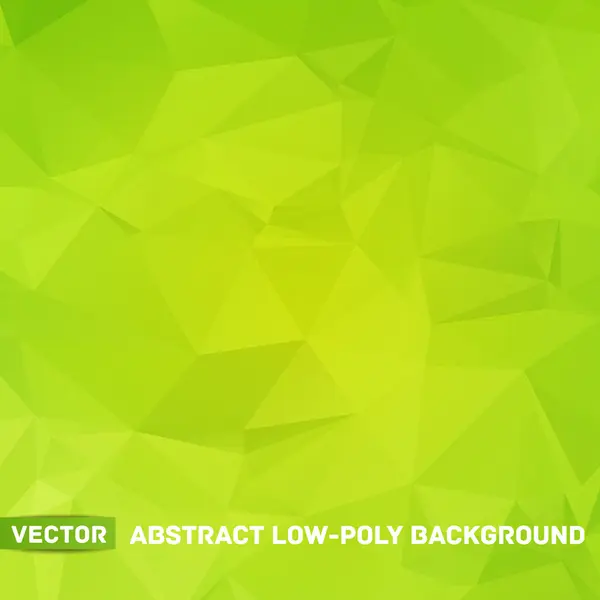 Vecteur abstrait polygonal fond vert — Image vectorielle