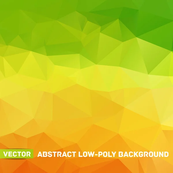 Vecteur abstrait polygonal fond vert — Image vectorielle