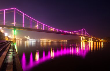 Kiev yaya köprüsü. Ukrayna