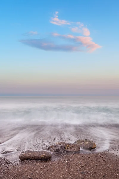 Minimalist misty landscape. Ukraine. — Stock Photo, Image