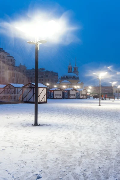 Fabulous winter city park — Stock Photo, Image