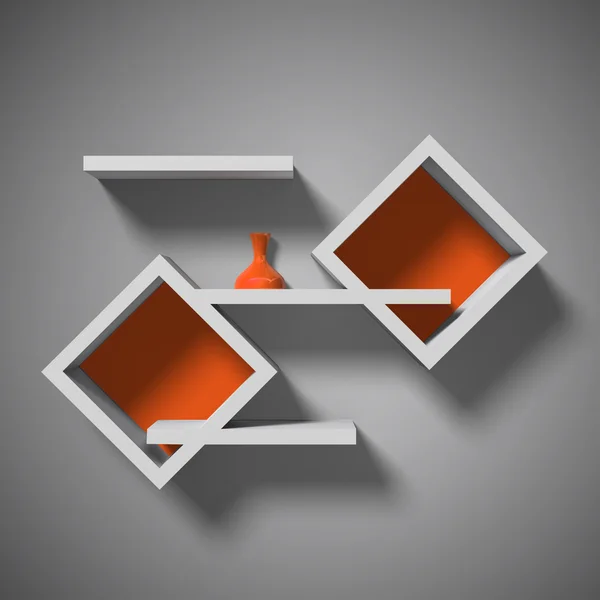 Modern creative shelves template for your design Stock Photo Modern creative shelves template for your design Stock Photo