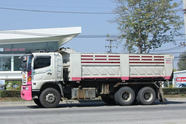 Dump truck of Tanachai company. — Stock Photo, Image