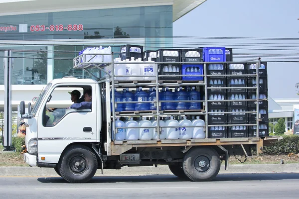 Drinking water delivery truck of PN company — Stock Photo, Image