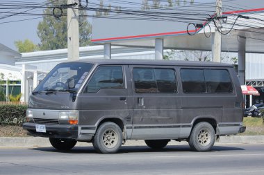 Özel Toyota Hiace eski Van araba. 