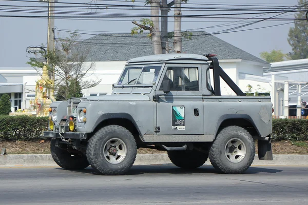 Gamla privata bil. Land Rover mini lastbil — Stockfoto