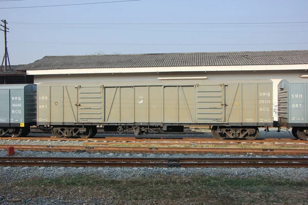 Overdekte goederen wagon — Stockfoto