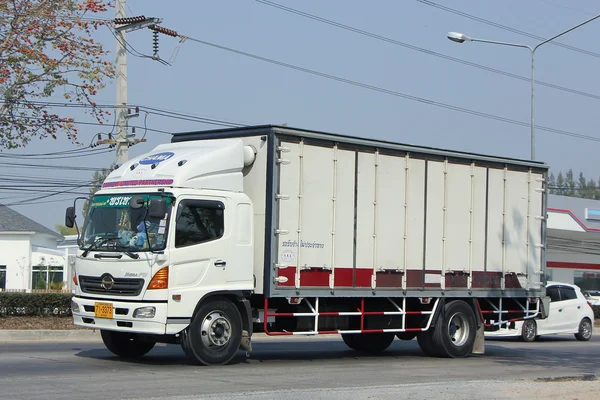 Camião de carga de contentores privados . — Fotografia de Stock