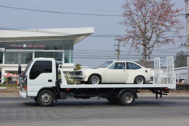 Özel slayt çekici acil araba için yukarı taşı.