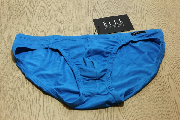 Imagem do produto de Elle Homme, cueca de biquíni azul — Fotografia de Stock