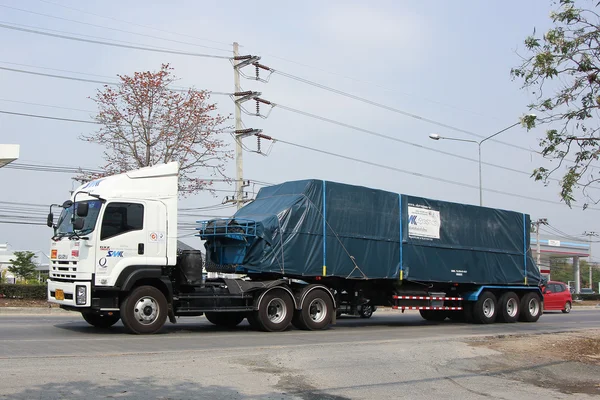 Container caminhão de transporte de logística SMK — Fotografia de Stock