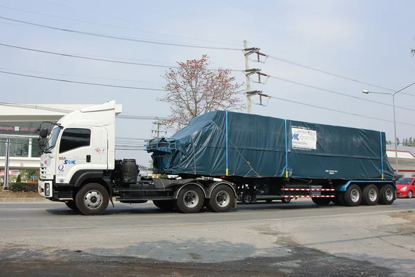 Containerwagen von smk logistics — Stockfoto