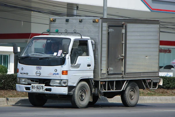 冰运输的集装箱卡车 — 图库照片