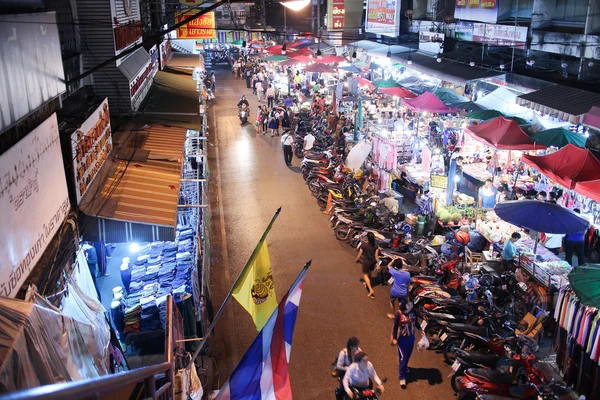 Foto nocturna de Warorot Market —  Fotos de Stock