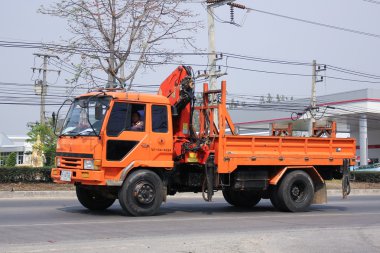  İl eletricity Thailands yetkilisi kamyon. 