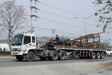  Piboon beton Vinçli kamyon römork