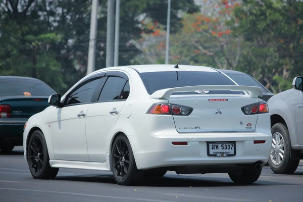 Privat bil, Mitsubishi Lancer EX . - Stock-foto