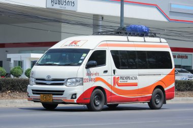 Prempracha şirket van. Rota Phrow ve Chiangmai.
