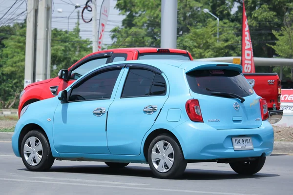 Eco prywatnego samochodu, Nissan marca — Zdjęcie stockowe