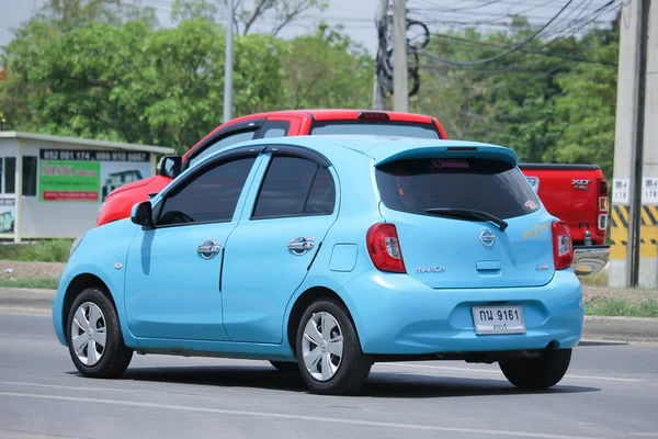 Private Eco car, Nissan March — Stock Photo, Image