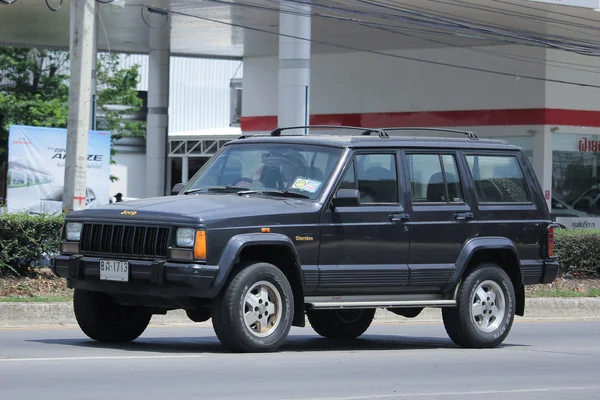 Jipe privado 4X4 carro — Fotografia de Stock