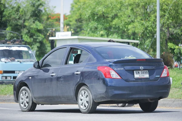 Private Eco carro, Nissan Almera — Fotografia de Stock