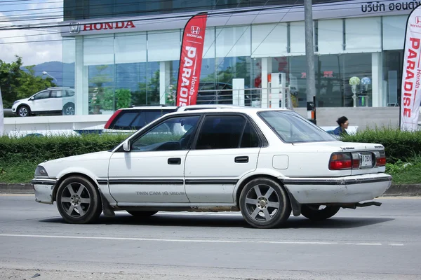 Staré soukromé auto, Toyota Corolla. — Stock fotografie