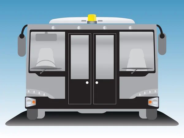 Front view of Airport bus — Stock Photo, Image