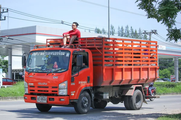 Vuilniswagen van Nongjom onderdistrict administratieve Organizatio — Stockfoto