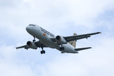 9V Taq Airbus A320-200 kaplan hava.
