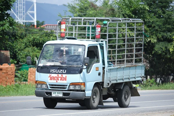 Camion cu gaz al companiei unice PTT . — Fotografie, imagine de stoc