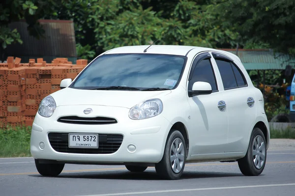 Private Eco car, Nissan March. — Stock Photo, Image