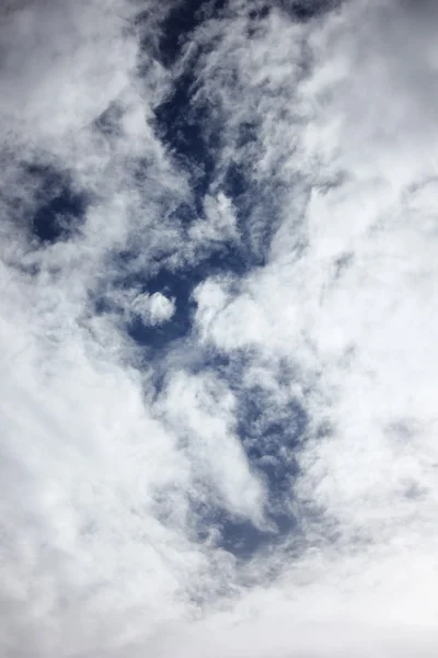 Cloud Scape, Cloud scape na estação ferroviária — Fotografia de Stock