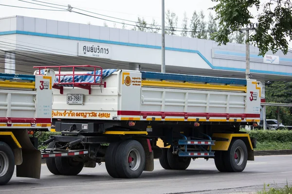 Chiangmai Tailândia Outubro 2020 Dump Truck Payawan Transport Company Foto — Fotografia de Stock