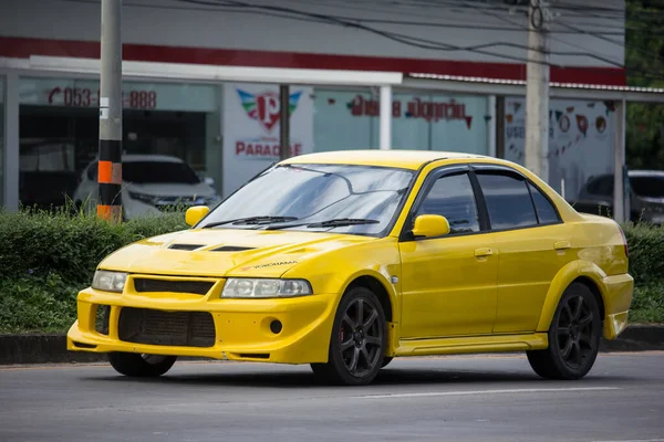 Chiangmai Таїланд Жовтня 2020 Приватний Автомобіль Mitsubishi Lancer Photo Road — стокове фото