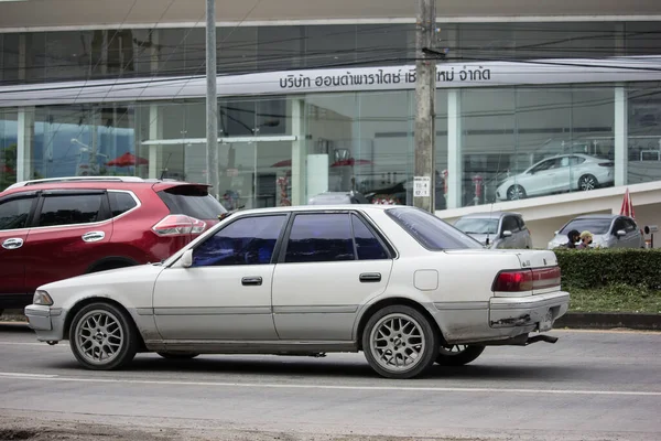 Chiangmai Tailandia Octubre 2020 Coche Viejo Privado Toyota Corona Carretera — Foto de Stock