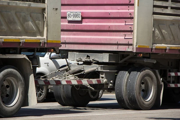 Chiangmai Thailand Oktober 2020 Private Hino Dump Truck Weg 1001 — Stockfoto