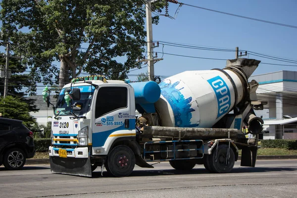 Chiangmai Таїланд Жовтня 2020 Бетонна Вантажівка Компанії Cpac Concrete Фото — стокове фото
