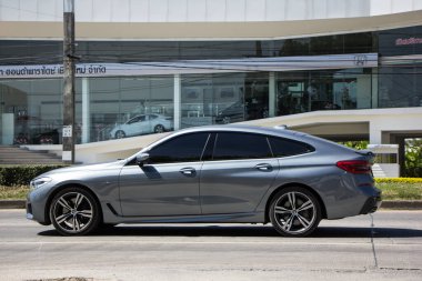 Chiangmai, Thailand -   October 26 2020: Private Car. Bmw 320C. Photo at road no.1001 about 8 km from downtown Chiangmai, thailand.